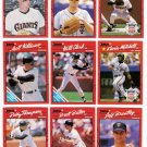 1990 Donruss San Francisco Giants Set-30 Cards