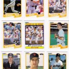 1990 Fleer Regular & Update San Francisco Giants-32 Cds