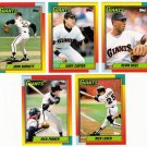 1990 Topps Traded San Francisco Giants Set-5 Cards