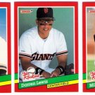 1991 Donruss The Rookies San Francisco Giants-3 Cards