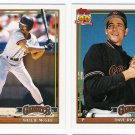 1991 Topps Traded San Francisco Giants Set-4 Cards