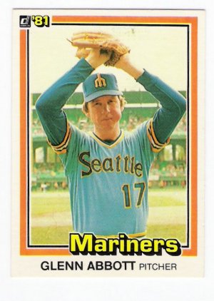 1981 Donruss Seattle Mariners Team Set-25 Cards