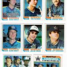 1982 Topps Seattle Mariners Team Set-28 Cards