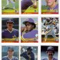1984 Donruss Seattle Mariners Team Set-24 Cards