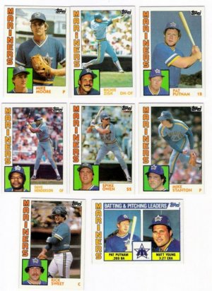 1984 Topps Seattle Mariners Team Set-28 Cards