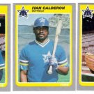 1985 Fleer Update Seattle Mariners Team Set-3 Cards