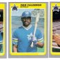 1985 Fleer Update Seattle Mariners Team Set-3 Cards