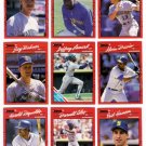 1990 Donruss Seattle Mariners Team Set-23 Cards