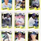 1990 Fleer Regular & Update Seattle Mariners-27 Cds
