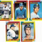 1990 Topps Traded Seattle Mariners Team Set-5 Cards