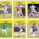 1991 Fleer Update Seattle Mariners-6 Cards