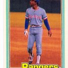 1981 Donruss Texas Rangers Team Set-18 Cards