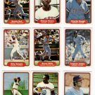 1982 Fleer Texas Rangers Team Set-22 Cards