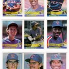 1984 Donruss Texas Rangers Team Set-24 Cards