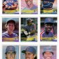 1984 Donruss Texas Rangers Team Set-24 Cards