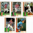 1984 Topps Traded Texas Rangers Team Set-5 Cards