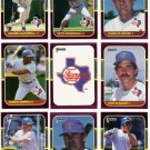 1987 Donruss Opening Day Texas Rangers-11 Cd