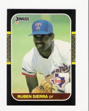 1987 Donruss Texas Rangers Team Set-28 Cards