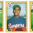 1987 Topps Traded Texas Rangers Team Set-3 Cards
