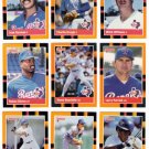 1988 Donruss Baseballs Best Texas Rangers-12 Cd