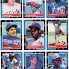 1988 Donruss Texas Rangers Team Set-23 Cards
