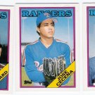 1988 Topps Traded Texas Rangers Team Set-3 Cards