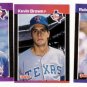 1989 Donruss Texas Rangers Team Set-25 Cards