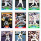 1989 Score Texas Rangers Team Set-21 Cards