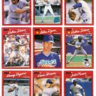 1990 Donruss Texas Rangers Team Set-30 Cards