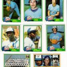 1981 Topps Toronto Blue Jays Team Set-24 Cards