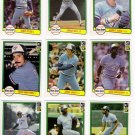 1982 Donruss Toronto Blue Jays Team Set-23 Cards