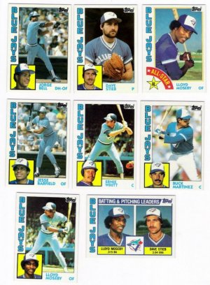 1984 Topps Toronto Blue Jays Team Set-28 Cards