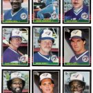 1985 Donruss Toronto Blue Jays Team Set-20 Cards