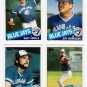 1985 Topps Traded Toronto Blue Jays Team Set-4 Cards