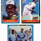 1985-87 Donruss Highlights Toronto Blue Jays-3 Cards