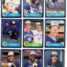 1986 Fleer Toronto Blue Jays Team Set-25 Cards