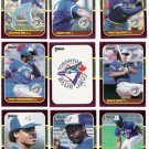1987 Donruss Opening Day Toronto Blue Jays-11 Cd