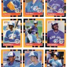 1988 Donruss Baseballs Best Toronto Blue Jays-13 Cd