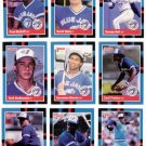1988 Donruss Toronto Blue Jays Team Set-28 Cards