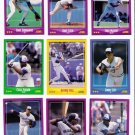 1988 Score Toronto Blue Jays Team Set-25 Cards