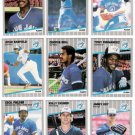1989 Fleer Toronto Blue Jays Team Set-24 Cards