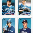 1989 Topps Traded Toronto Blue Jays Team-4 Cards