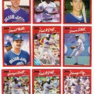 1990 Donruss Toronto Blue Jays Team Set-33 Cards