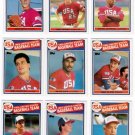 1985 Topps USA Olympic Team Set-15 Cards (No McGwire)