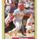 Lot of (54) 1987 Topps Terry Pendleton Baseball Cards-Card #8
