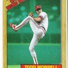 Lot of (48) 1987 Topps Todd Worrell Record Breakers-Card #7