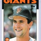 1986 Topps Traded Will Clark Rookie-6, Card #24T