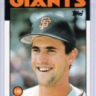 1986 Topps Traded Will Clark Rookie-9, Card #24T