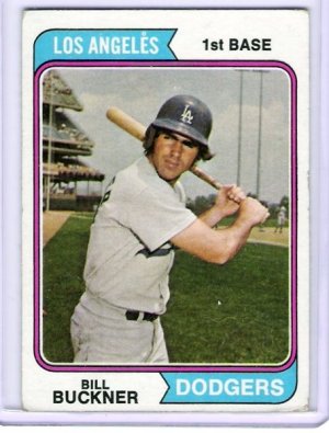 1974 Topps Bill Buckner, Card #505