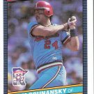 1986 Donruss Tom Brunansky, Card #192
